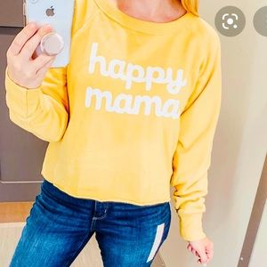 Fun “Happy Mama” Graphic Sweatshirt